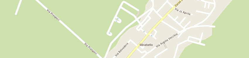 Mappa della impresa scagliarini fernando a MIRABELLO