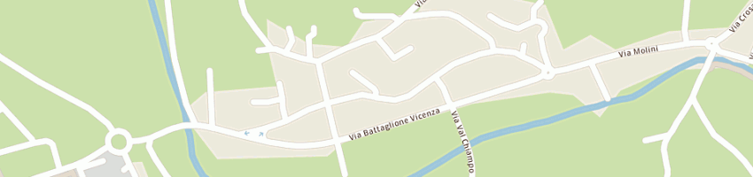 Mappa della impresa termoidraulica effegi di zanini francesco e c snc a CREAZZO