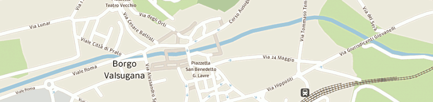 Mappa della impresa associazione storico culturale valsugana orientale e tesino onlus a BORGO VALSUGANA