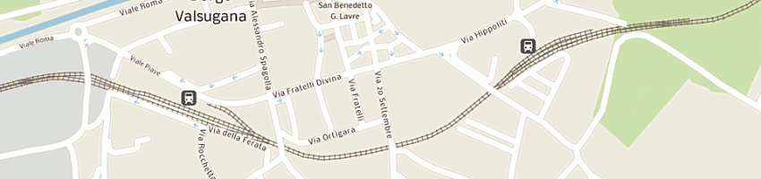 Mappa della impresa simoni maria carla a BORGO VALSUGANA
