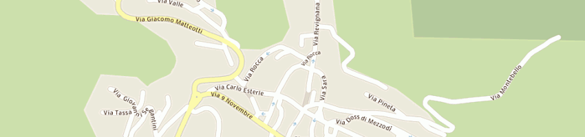 Mappa della impresa albergo hotel la stua a CAVALESE