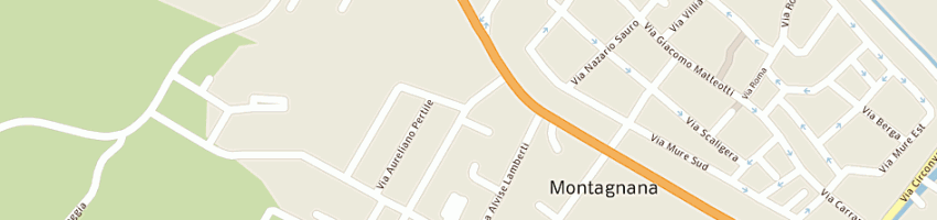 Mappa della impresa veronese bruno a MONTAGNANA