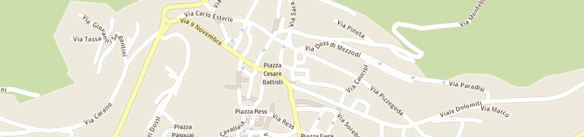 Mappa della impresa arseni e mich sas di mich mario e c a CAVALESE