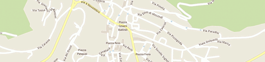 Mappa della impresa bar canton a CAVALESE