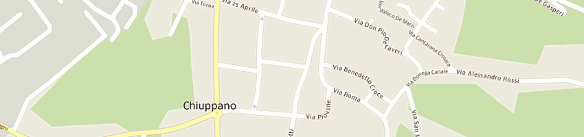 Mappa della impresa gasparini gianfranco a CHIUPPANO
