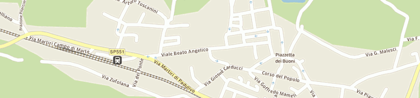 Mappa della impresa farmacia centrale di carl  campa francesco a VICCHIO