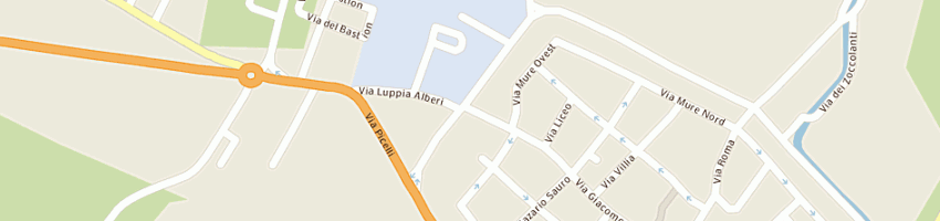 Mappa della impresa ditta vittorio srl a MONTAGNANA