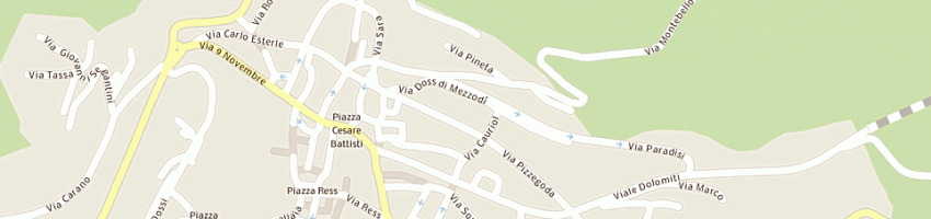 Mappa della impresa garni' manuela a CAVALESE