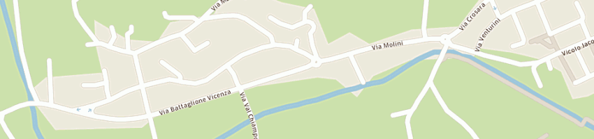 Mappa della impresa la bottega di jose sas di vigolo jose e c a CREAZZO