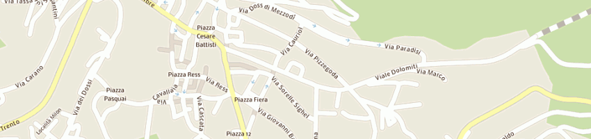 Mappa della impresa pardatscher egon a CAVALESE
