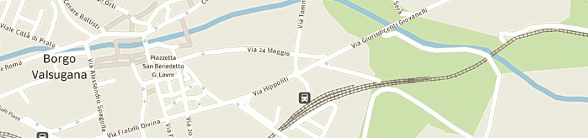 Mappa della impresa studio sandri sas di sandri alessio e c a BORGO VALSUGANA