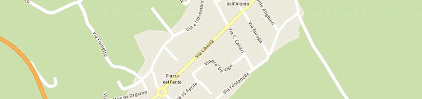 Mappa della impresa calzaturificio susimoda (spa) a ORGIANO