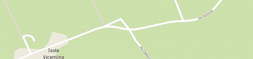 Mappa della impresa mattiello ugo a ISOLA VICENTINA