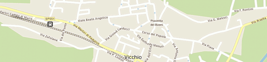 Mappa della impresa l'altro lavoro srl a VICCHIO