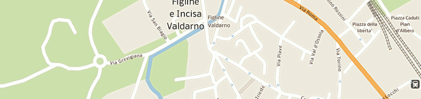 Mappa della impresa il mercante antichita' di alberghini mario a FIGLINE VALDARNO
