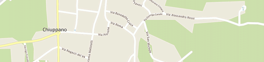 Mappa della impresa municipio di chiuppano a CHIUPPANO