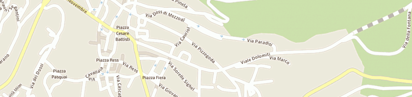 Mappa della impresa hotel bellavista a CAVALESE