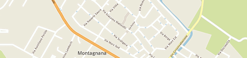 Mappa della impresa eredi di zanarotti antonio snc di zanarotti andrea e arturo a MONTAGNANA