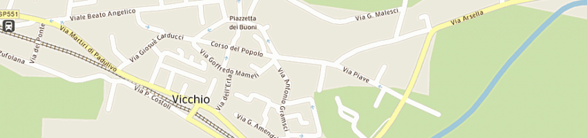 Mappa della impresa conti otello e csas a VICCHIO