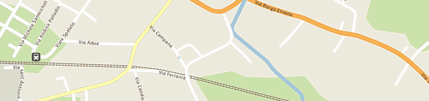 Mappa della impresa fontana attilio prosciutti (sas) a MONTAGNANA