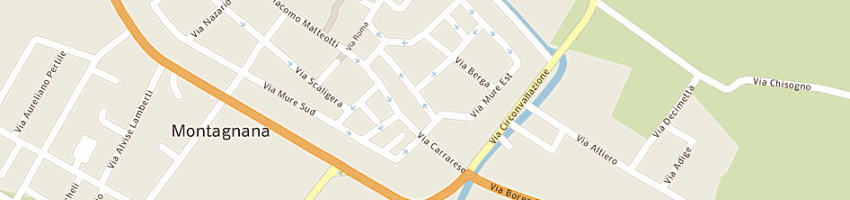 Mappa della impresa fotostudio castagna a MONTAGNANA