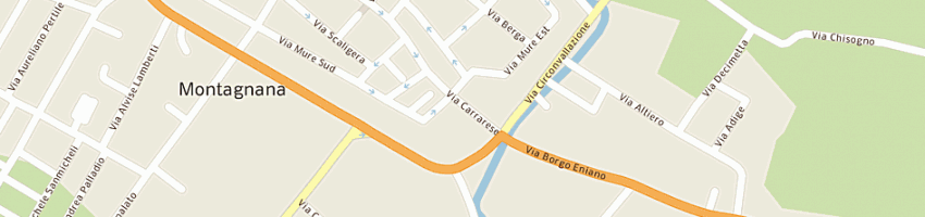 Mappa della impresa comune di montagnana a MONTAGNANA