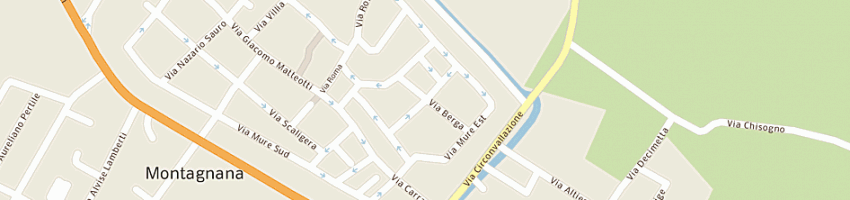 Mappa della impresa borin carlo a MONTAGNANA
