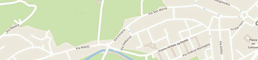 Mappa della impresa obrietan roberto a CREAZZO