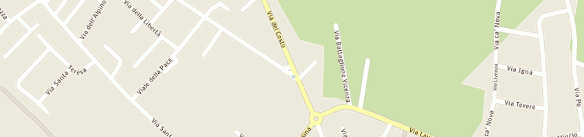 Mappa della impresa borgo 21 spa a ZANE 
