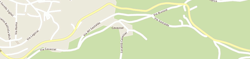 Mappa della impresa albergo fiemme di braito claudio e c snc a CAVALESE