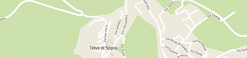 Mappa della impresa cassa rurale centro valsugana bcc scarl a TELVE DI SOPRA
