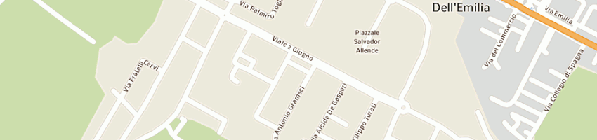 Mappa della impresa parrucchieri gerardi di tiziana de gregorio sas a OZZANO DELL EMILIA