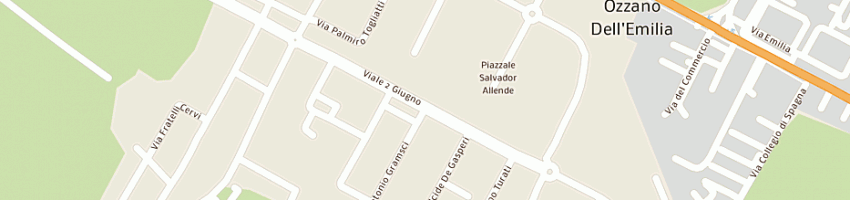 Mappa della impresa chiesa di sant'ambrogio di ozzano dell'emilia a OZZANO DELL EMILIA
