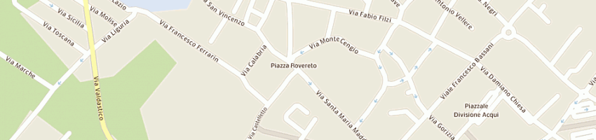 Mappa della impresa crealith di zanrosso corrado a THIENE
