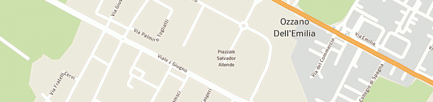 Mappa della impresa simoni raffaele a OZZANO DELL EMILIA