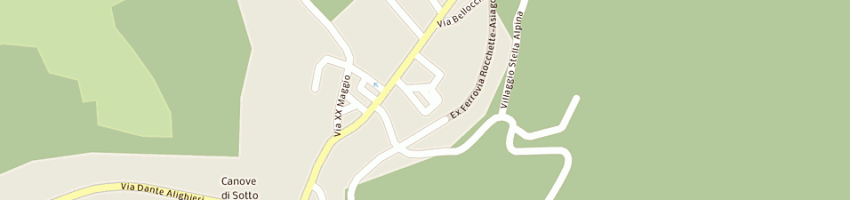 Mappa della impresa calgaro giuseppe a ROANA