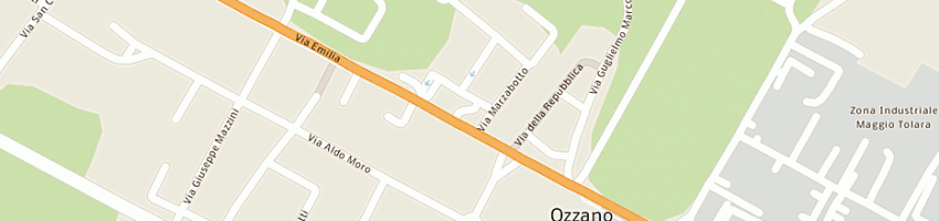 Mappa della impresa bergonzoni claudio a OZZANO DELL EMILIA