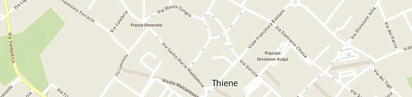 Mappa della impresa agenzia filippi di dalle nogare elena e c sas a THIENE