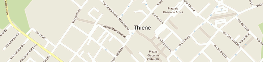 Mappa della impresa deutsche bank spa a THIENE