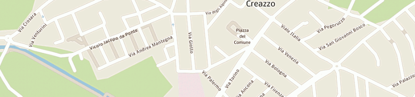 Mappa della impresa bedin armando e c snc a CREAZZO