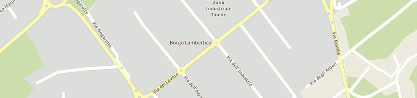 Mappa della impresa cristiano di thiene (spa) a THIENE