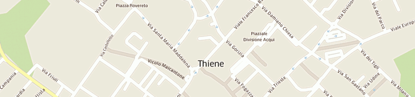 Mappa della impresa dialogo centro per l'udito srl a THIENE