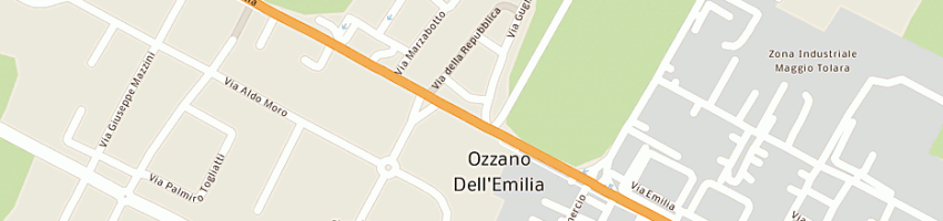 Mappa della impresa immobiliare la commerciale (srl) a OZZANO DELL EMILIA