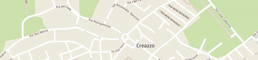 Mappa della impresa balzarin lino bortolo a CREAZZO