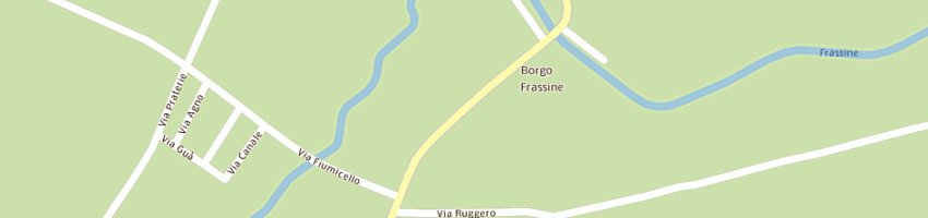 Mappa della impresa parrocchia di santa maria maddalena in frassine a MONTAGNANA