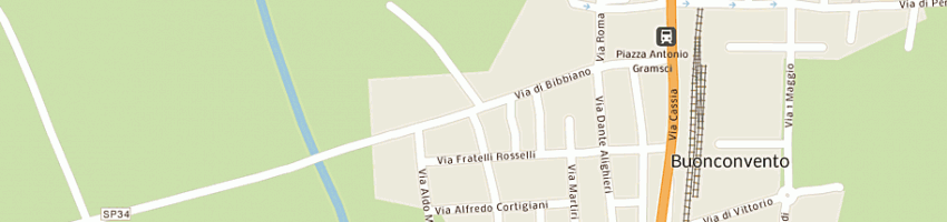 Mappa della impresa poste italiane spa a BUONCONVENTO