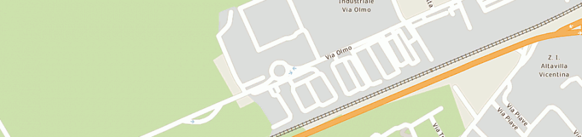 Mappa della impresa societa' sportiva dilettantistica promofitness srl a ALTAVILLA VICENTINA