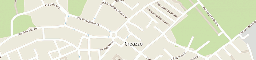Mappa della impresa paolucci giancarlo a CREAZZO