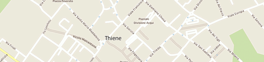 Mappa della impresa unicomm srl a THIENE