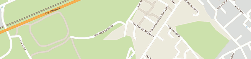 Mappa della impresa negro fabio a ALTAVILLA VICENTINA